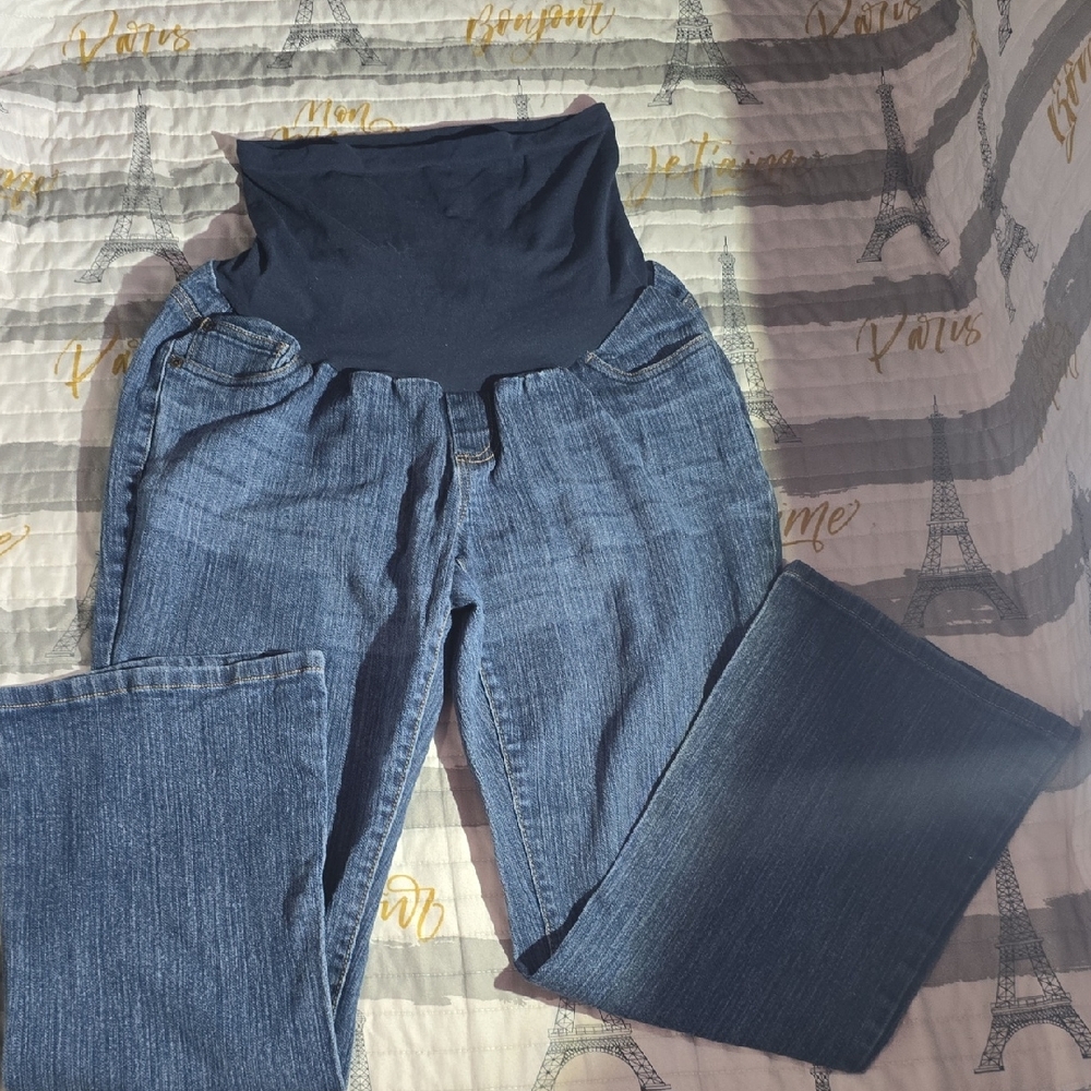 Motherhood Maternity Indigo Boot Cut Jeans